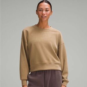 Lululemon Softstreme Perfectly Oversized Cropped Crew Sweatshirt